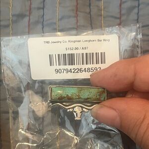 TRB Jewelry Kingman Longhorn Bar Ring